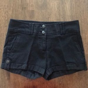 Candie’s Black Cotton Shorts (Size 5)